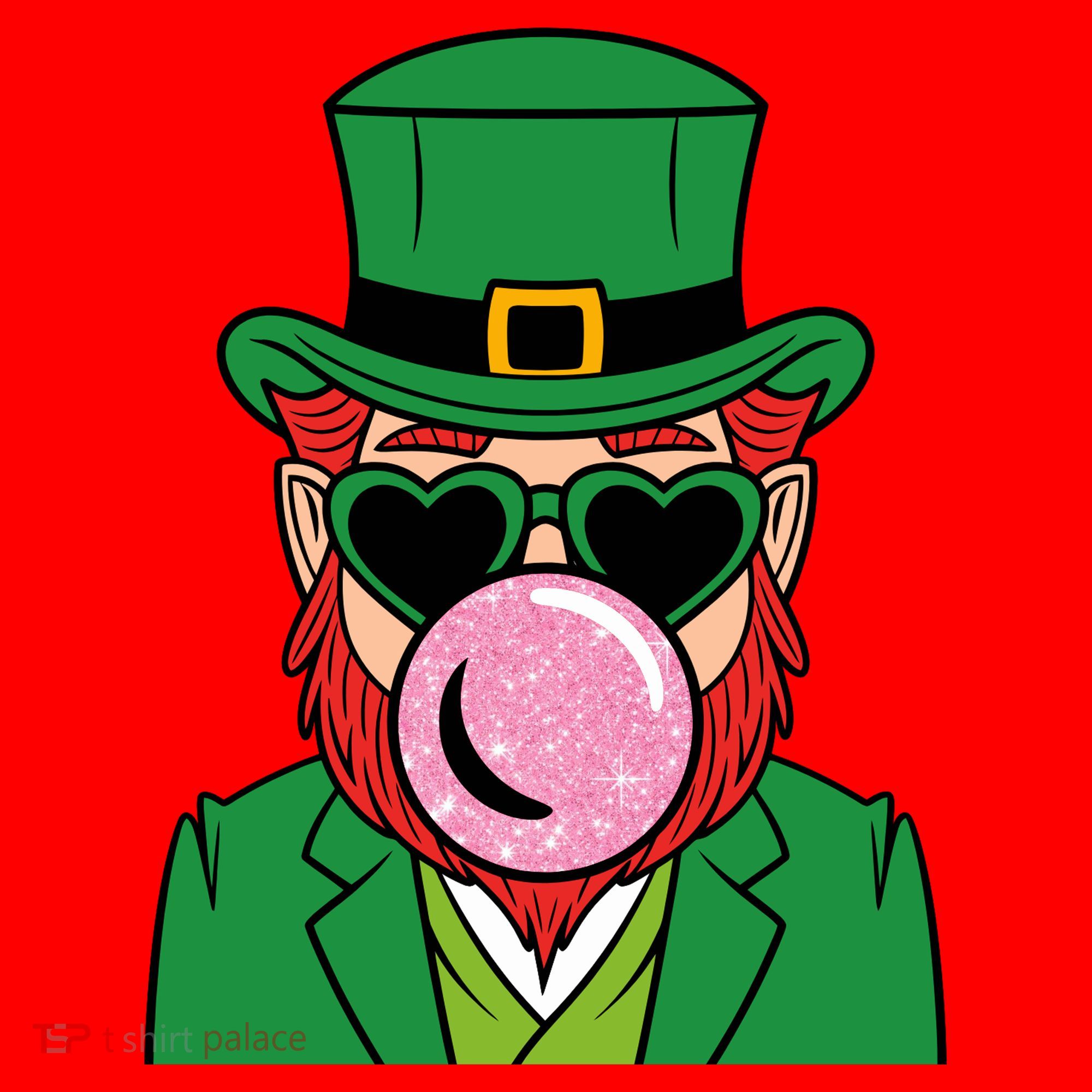 Bubblegum Leprechaun Santa Hat