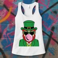 Bubblegum Leprechaun Women's Tank Top thumb 3