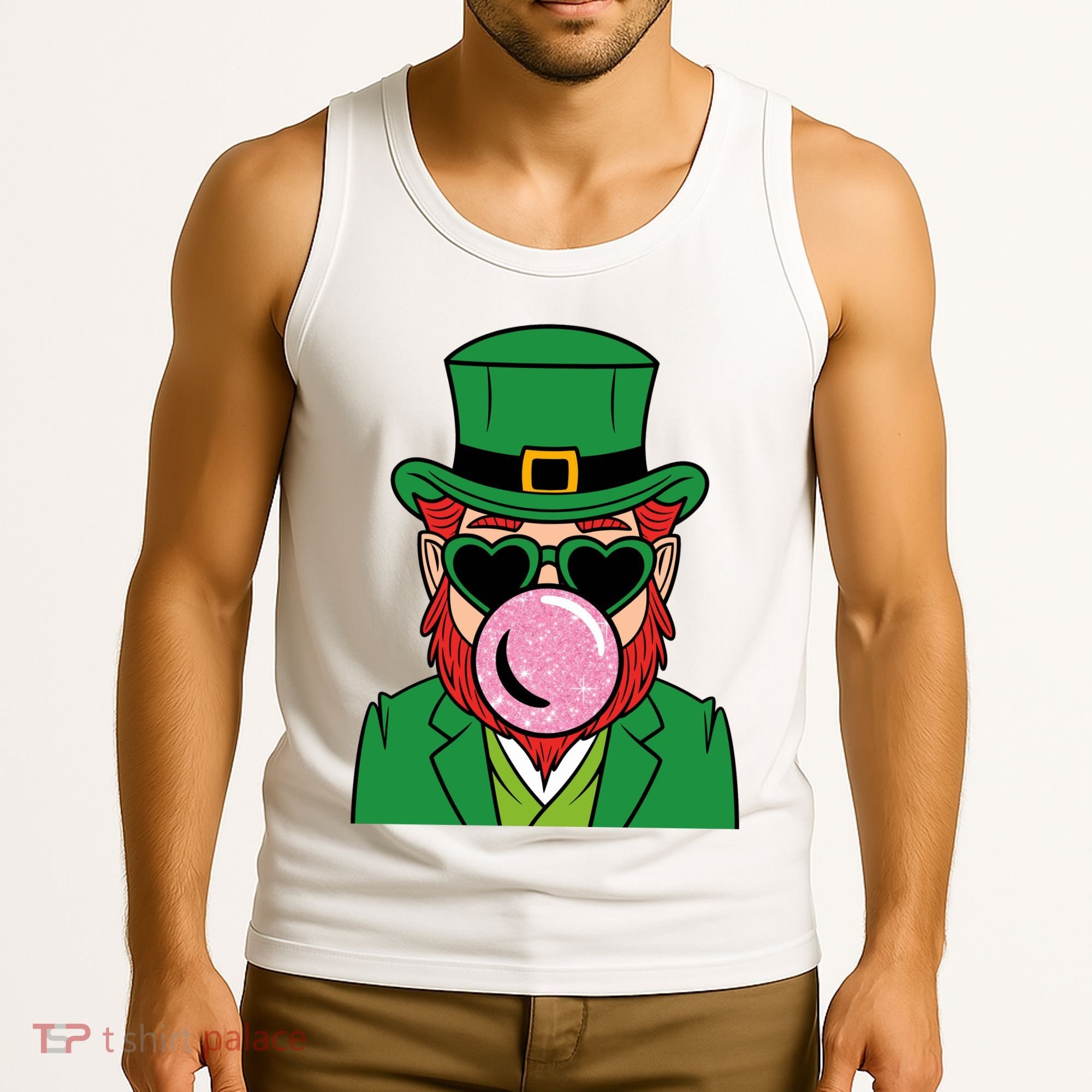 Bubblegum Leprechaun Tank Top