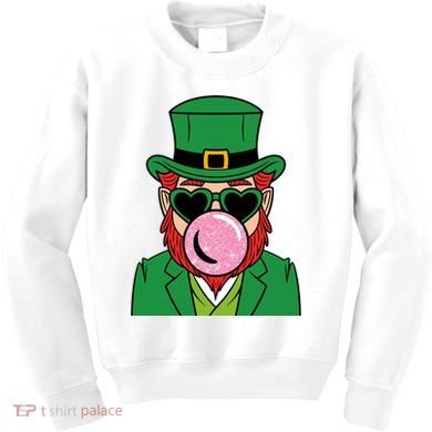 Bubblegum Leprechaun Kids Sweatshirt