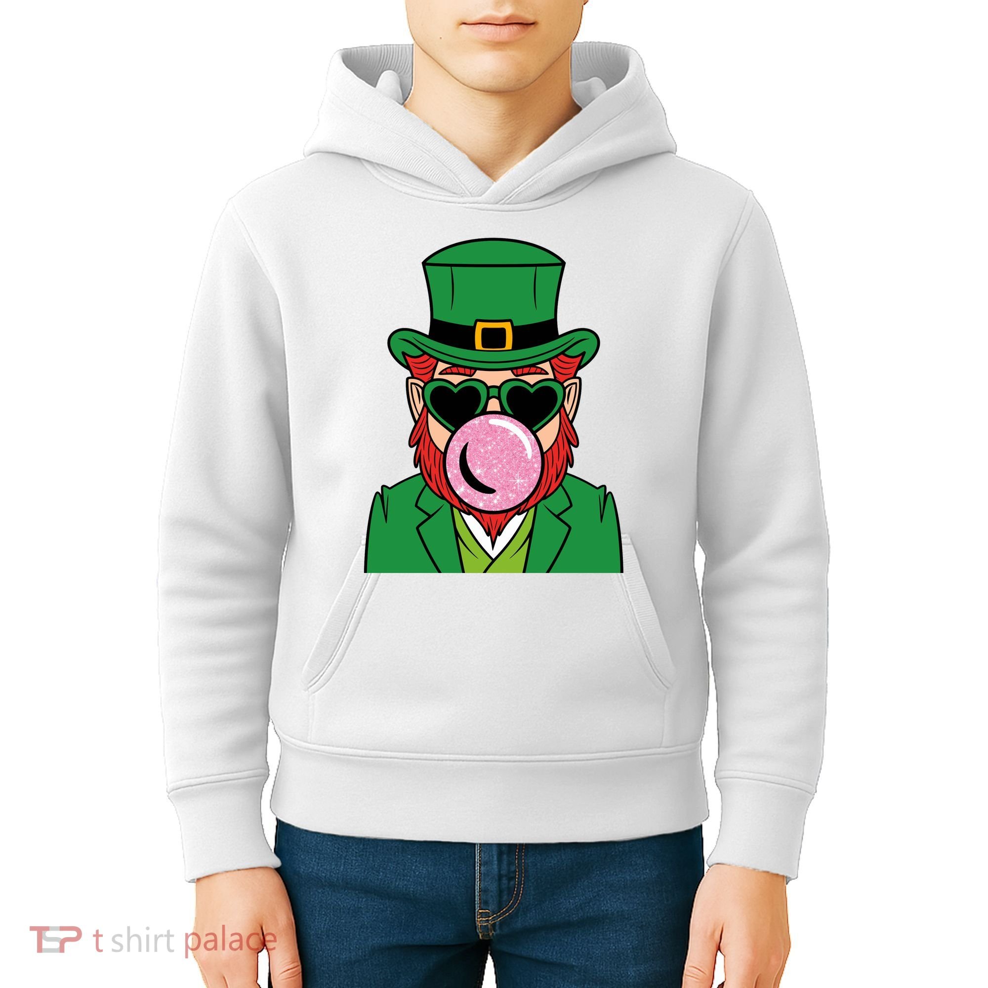 Bubblegum Leprechaun Kids Hoodie
