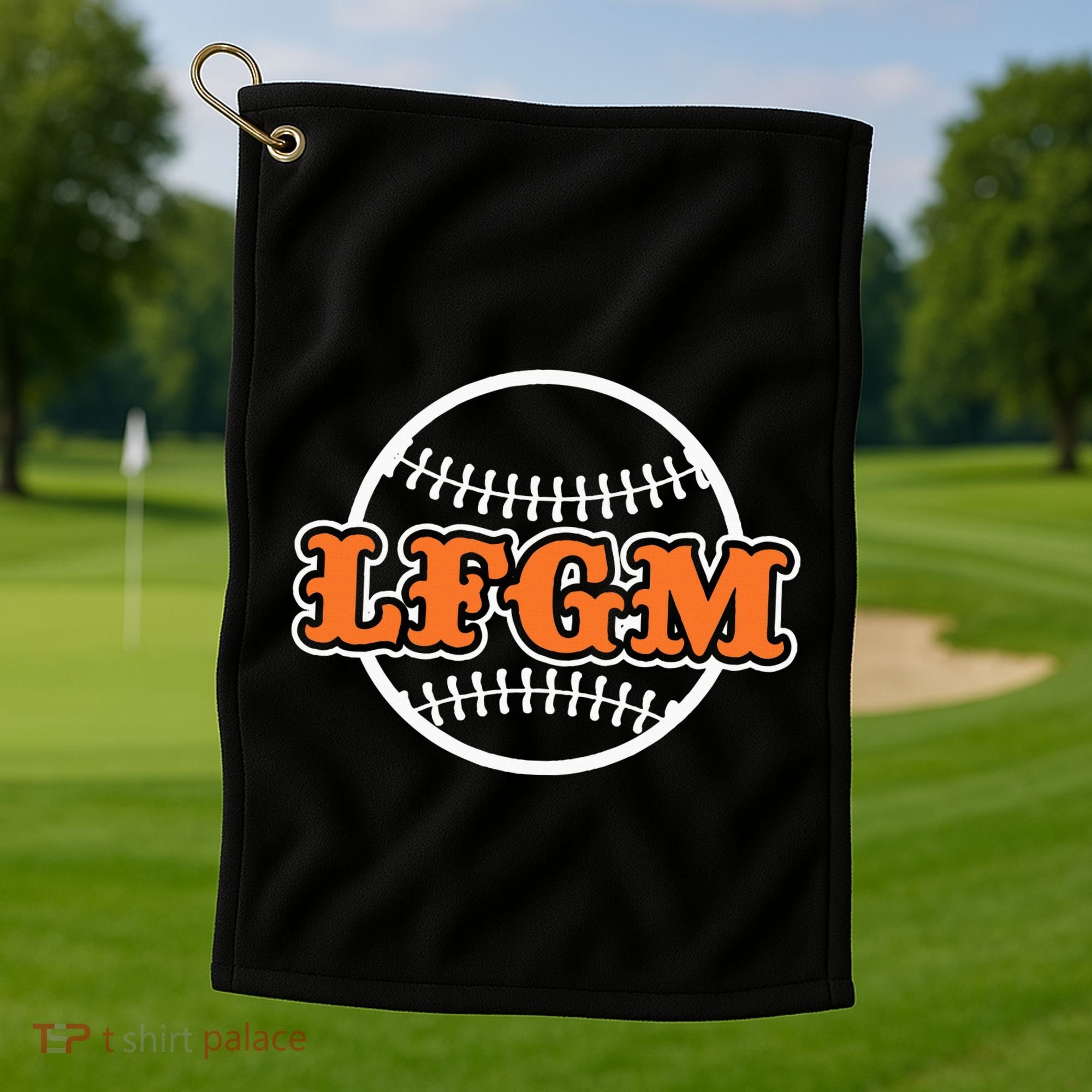 Baseball Lfgm Golf Towel