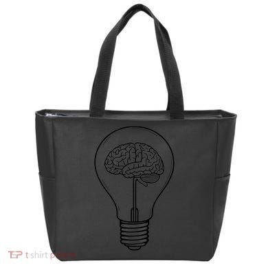 Brain Lightbulb: Bright Ideas And Creativity Tote Bag