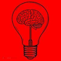 Brain Lightbulb: Bright Ideas And Creativity Santa Hat thumb 1