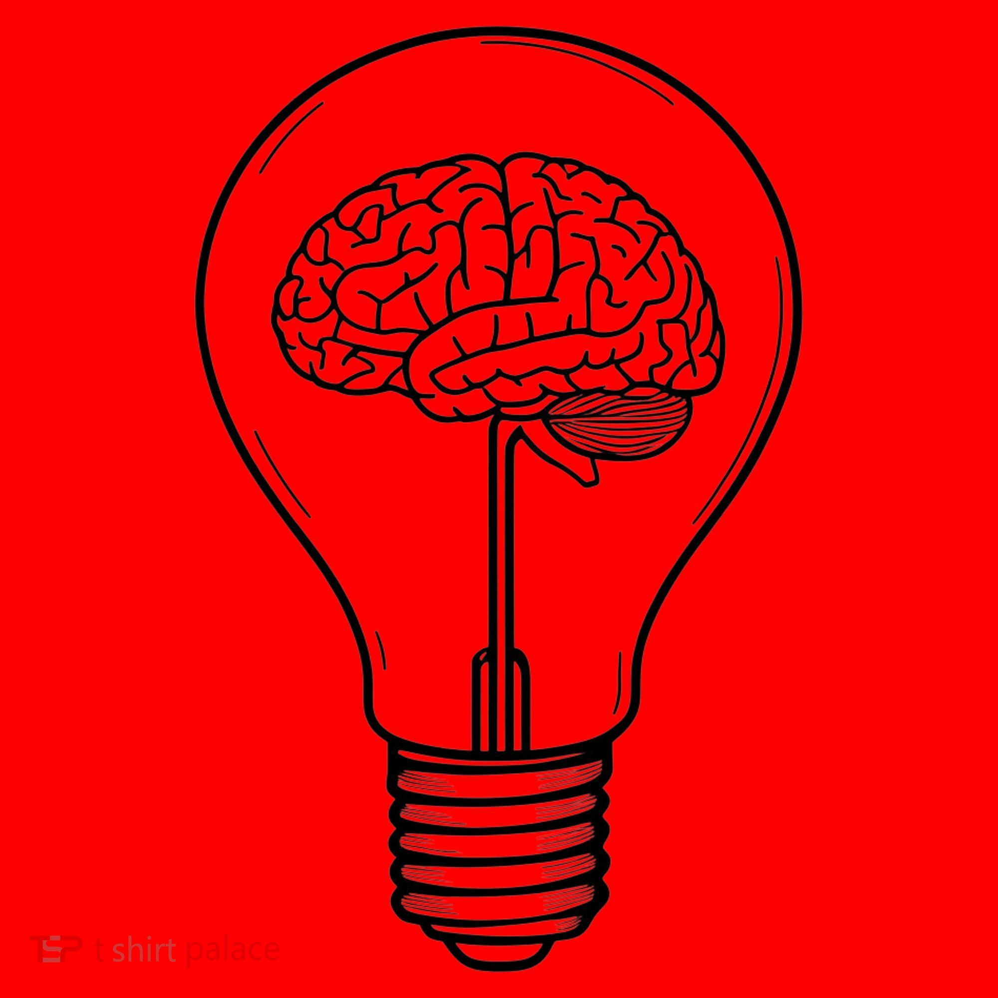 Brain Lightbulb: Bright Ideas And Creativity Santa Hat
