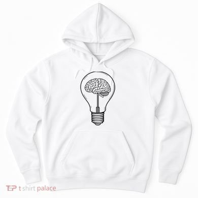 Brain Lightbulb: Bright Ideas And Creativity Hoodie
