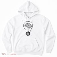 Brain Lightbulb: Bright Ideas And Creativity Hoodie thumb 0
