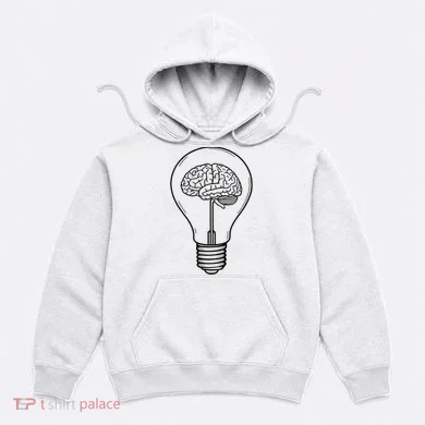 Brain Lightbulb: Bright Ideas And Creativity Hoodie