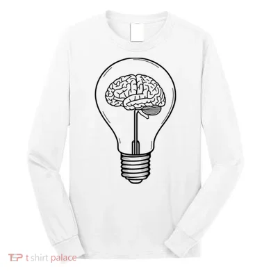 Brain Lightbulb: Bright Ideas And Creativity Long Sleeve Shirt