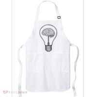 Brain Lightbulb: Bright Ideas And Creativity Apron thumb 0