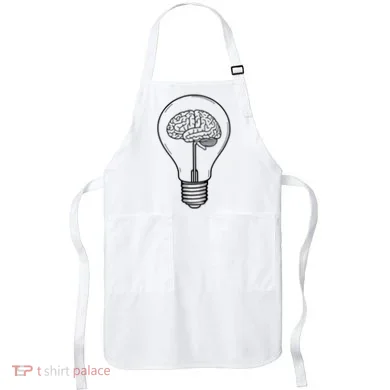 Brain Lightbulb: Bright Ideas And Creativity Apron