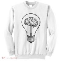 Brain Lightbulb: Bright Ideas And Creativity Sweatshirt thumb 0