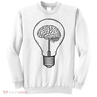 Brain Lightbulb: Bright Ideas And Creativity Sweatshirt