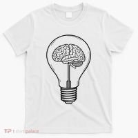 Brain Lightbulb: Bright Ideas And Creativity T-Shirt thumb 0