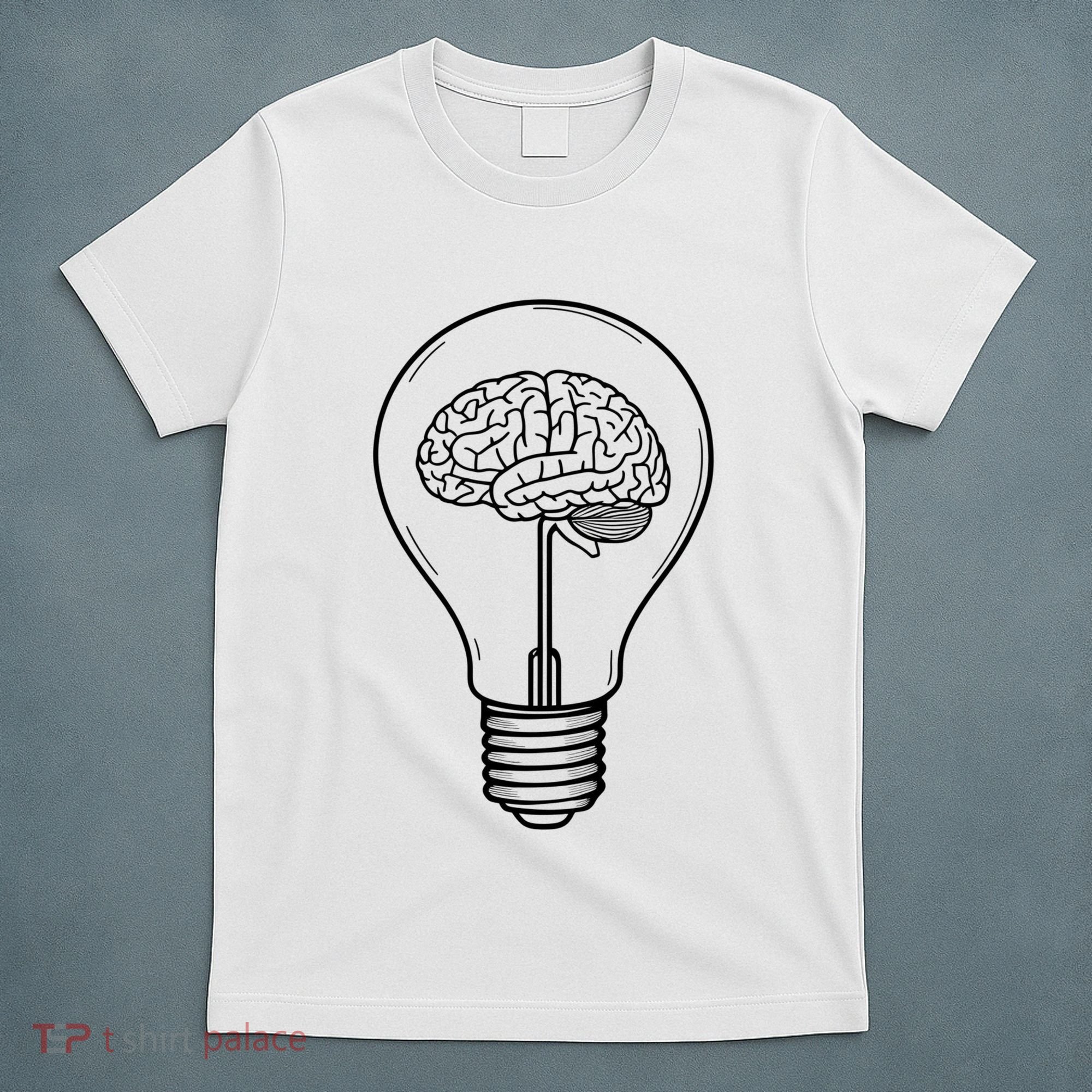 Brain Lightbulb: Bright Ideas And Creativity T-Shirt