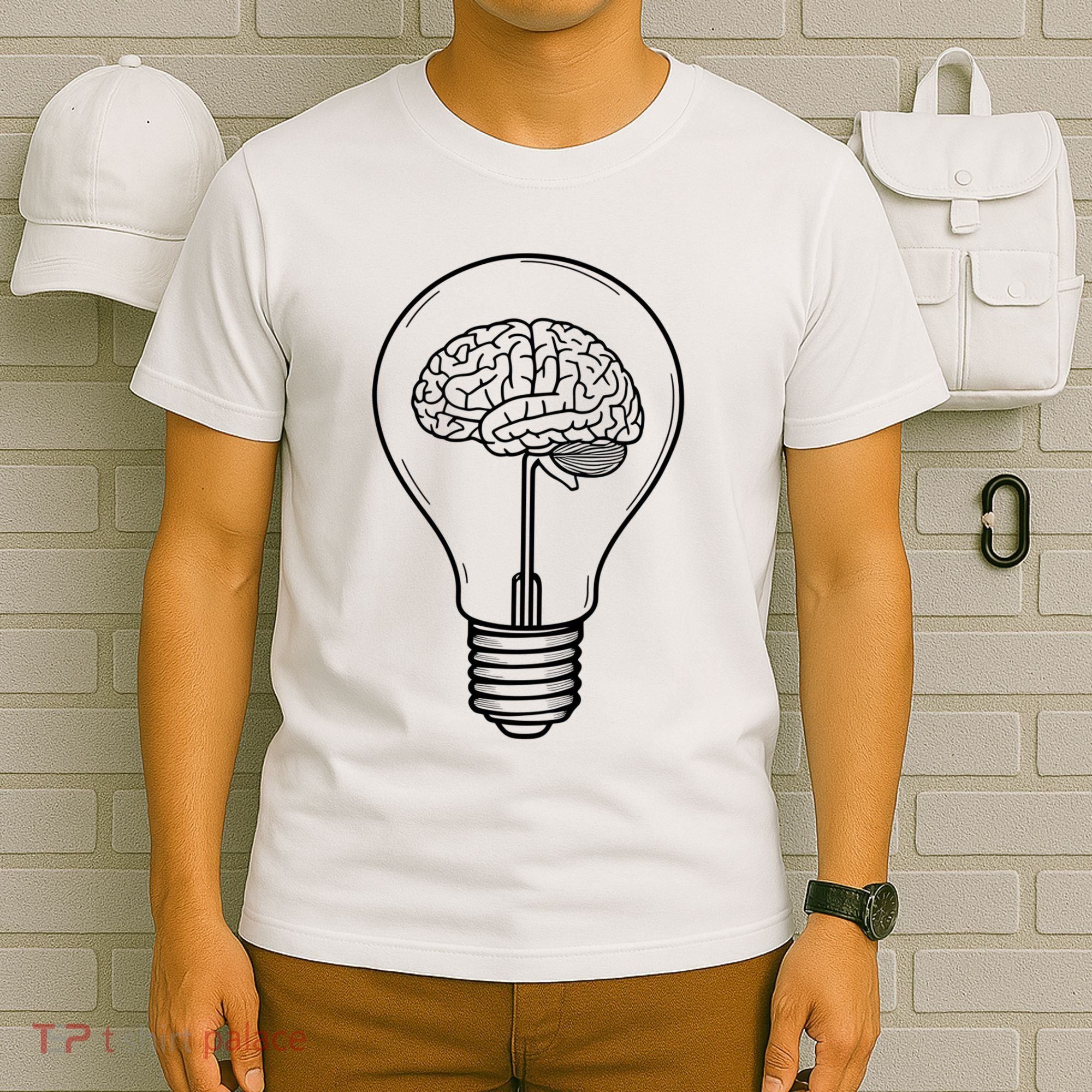 Brain Lightbulb: Bright Ideas And Creativity T-Shirt