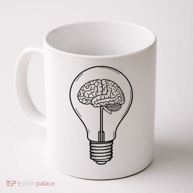Brain Lightbulb: Bright Ideas And Creativity Coffee Mug