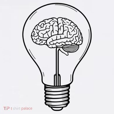 Brain Lightbulb: Bright Ideas And Creativity Dry Zone Grid Polo