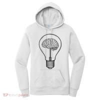 Brain Lightbulb: Bright Ideas And Creativity Women's Hoodie thumb 0