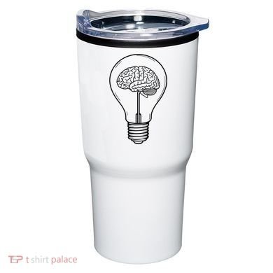 Brain Lightbulb: Bright Ideas And Creativity Tumbler