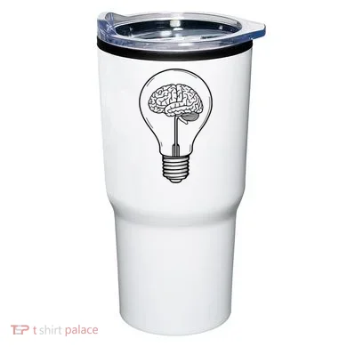 Brain Lightbulb: Bright Ideas And Creativity Tumbler