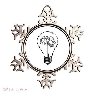 Brain Lightbulb: Bright Ideas And Creativity Ornament