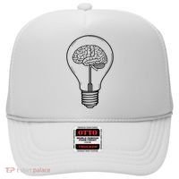 Brain Lightbulb: Bright Ideas And Creativity Hat thumb 0