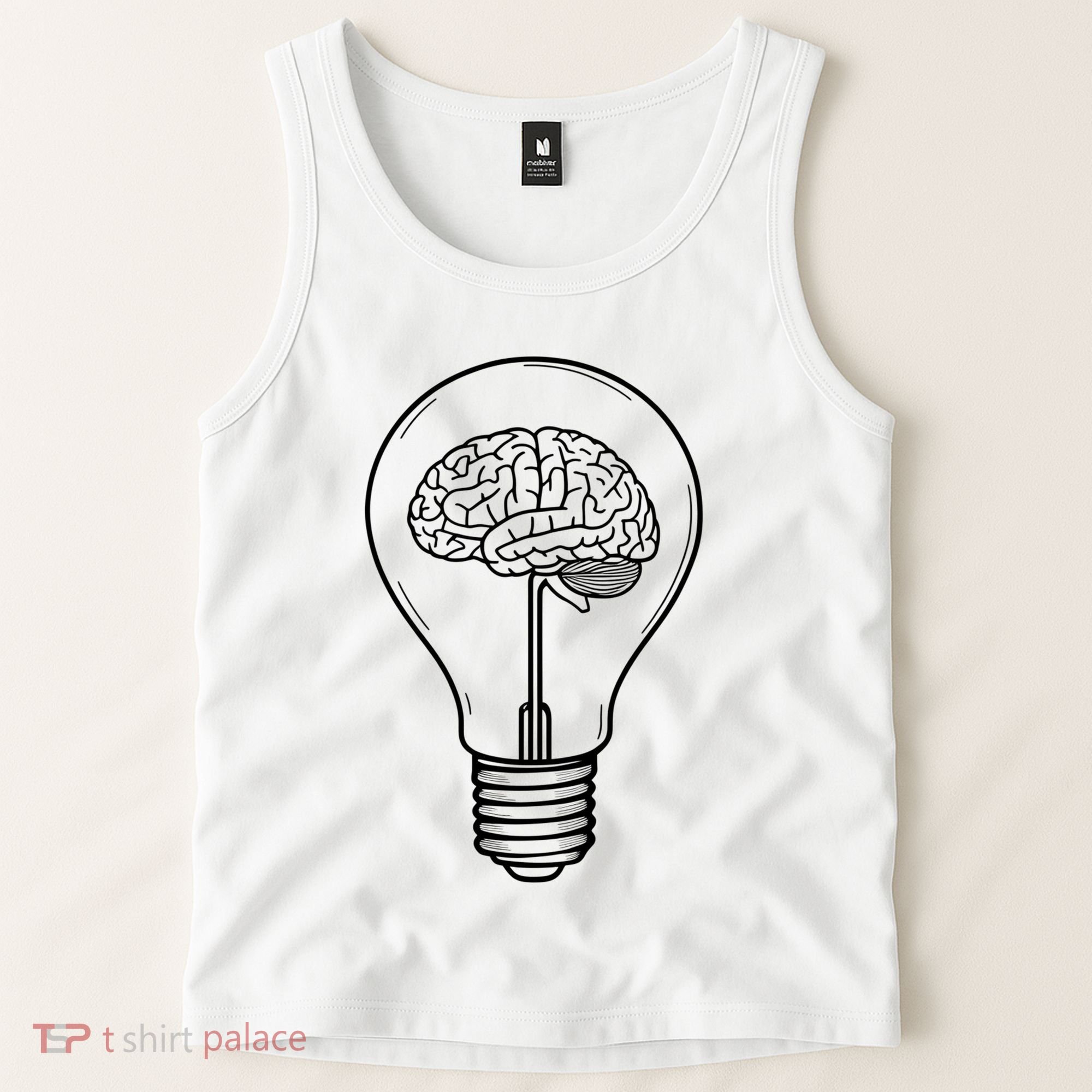 Brain Lightbulb: Bright Ideas And Creativity Tank Top
