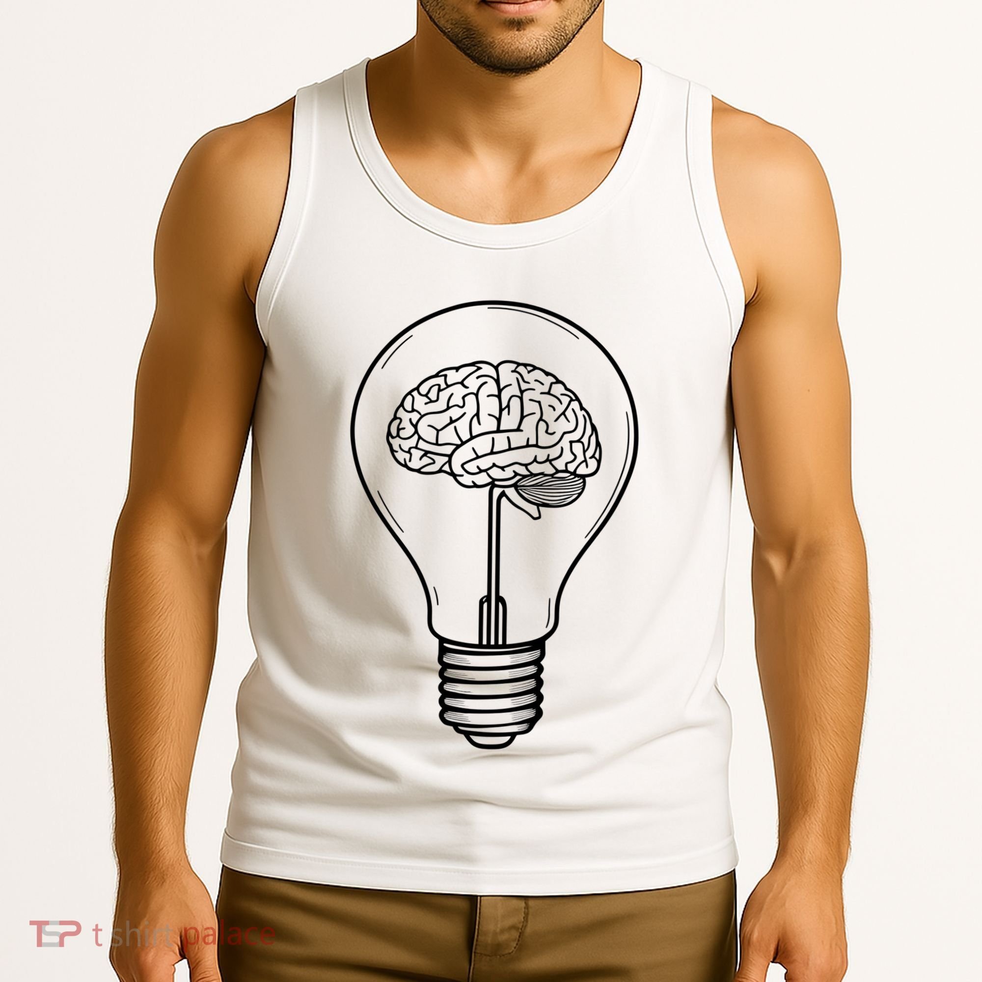 Brain Lightbulb: Bright Ideas And Creativity Tank Top