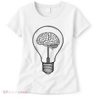 Brain Lightbulb: Bright Ideas And Creativity Women's T-Shirt thumb 0