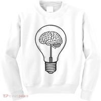 Brain Lightbulb: Bright Ideas And Creativity Kids Sweatshirt thumb 0