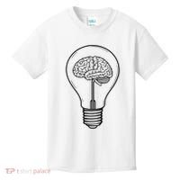 Brain Lightbulb: Bright Ideas And Creativity Kids T-Shirt thumb 0