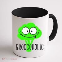 Broccoli Lovers Broccoholic Coffee Mug thumb 1