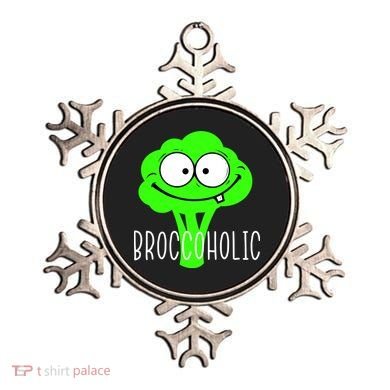 Broccoli Lovers Broccoholic Ornament
