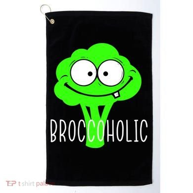Broccoli Lovers Broccoholic Golf Towel