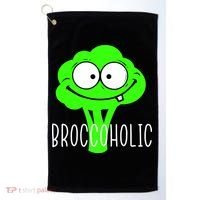 Broccoli Lovers Broccoholic Golf Towel thumb 0