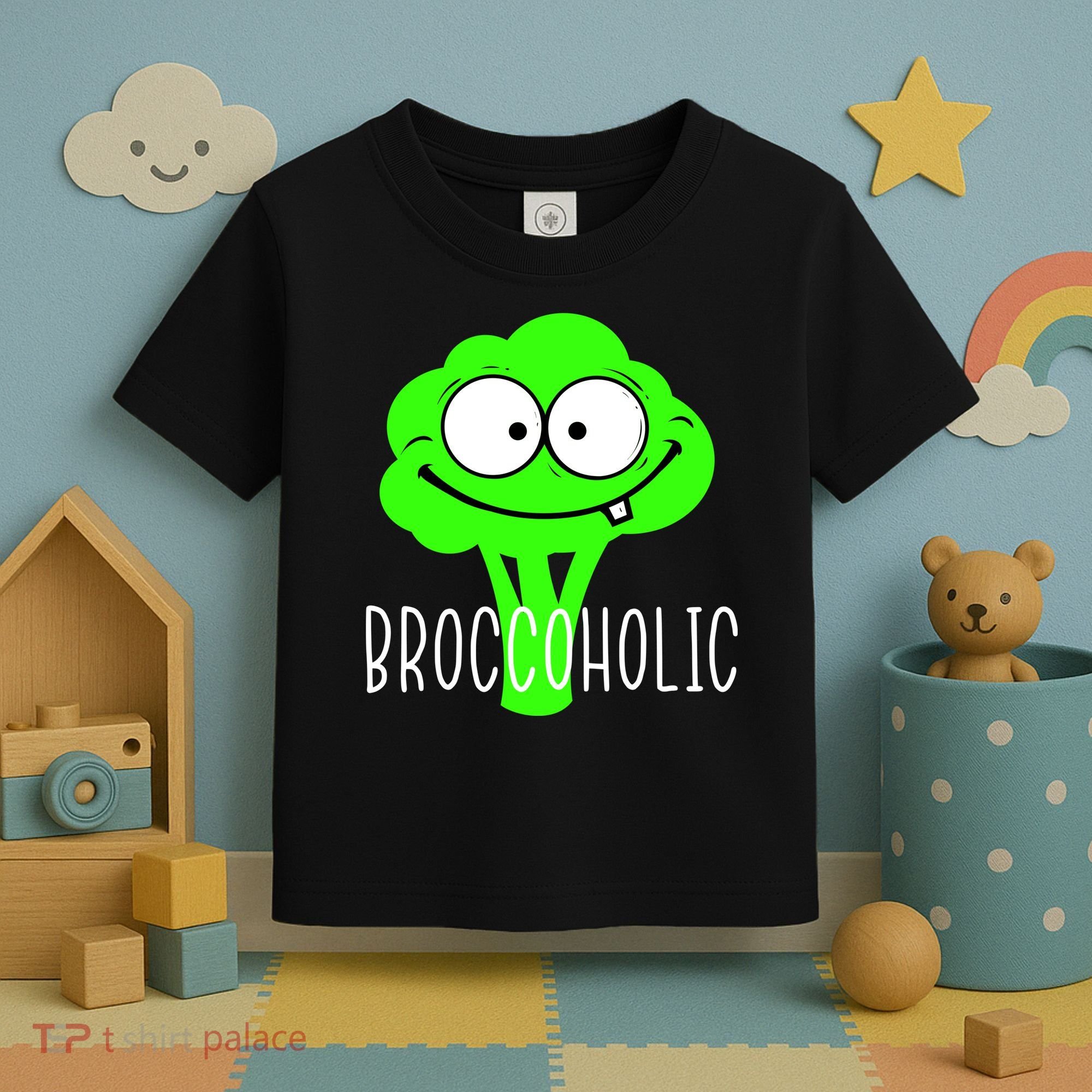 Broccoli Lovers Broccoholic Toddler T-Shirt