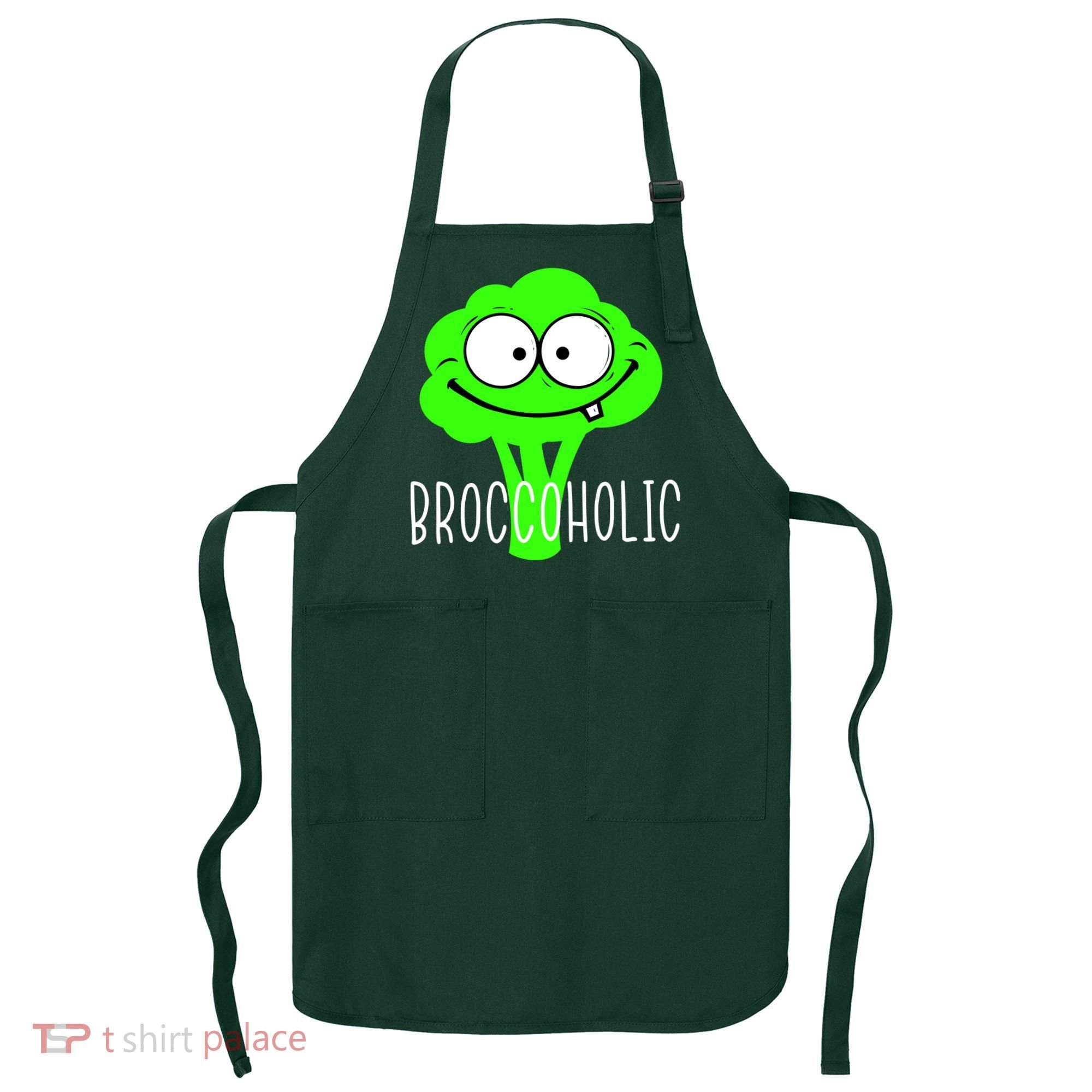 Broccoli Lovers Broccoholic Apron