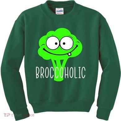 Broccoli Lovers Broccoholic Kids Sweatshirt