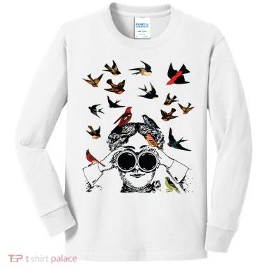 Bird Lover Kids Long Sleeve Shirt