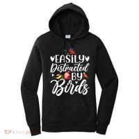 Bird Lovers Birdwatching Easy Distracted By Birds Birder Women's Hoodie thumb 0