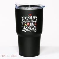 Bird Lovers Birdwatching Easy Distracted By Birds Birder Tumbler thumb 0