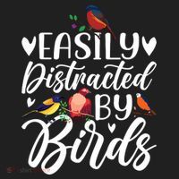 Bird Lovers Birdwatching Easy Distracted By Birds Birder Hat thumb 2