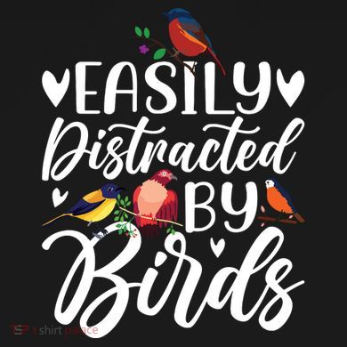 Bird Lovers Birdwatching Easy Distracted By Birds Birder Kids Sweatshirt