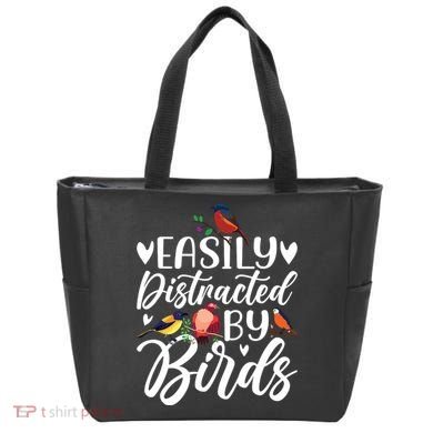 Bird Lovers Birdwatching Easy Distracted By Birds Birder Tote Bag