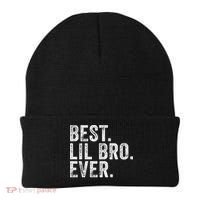 Best Lil Bro Ever Funny Little Brother Beanie thumb 0