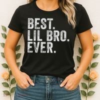 Best Lil Bro Ever Funny Little Brother Women's T-Shirt thumb 2