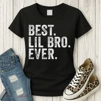 Best Lil Bro Ever Funny Little Brother Women's T-Shirt thumb 3