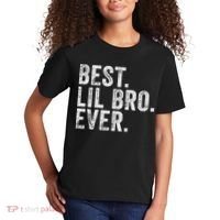 Best Lil Bro Ever Funny Little Brother Kids T-Shirt thumb 2