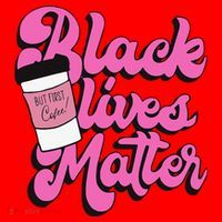 Black Lives BUT FIRST Coffee Matter Black Month History Santa Hat thumb 1
